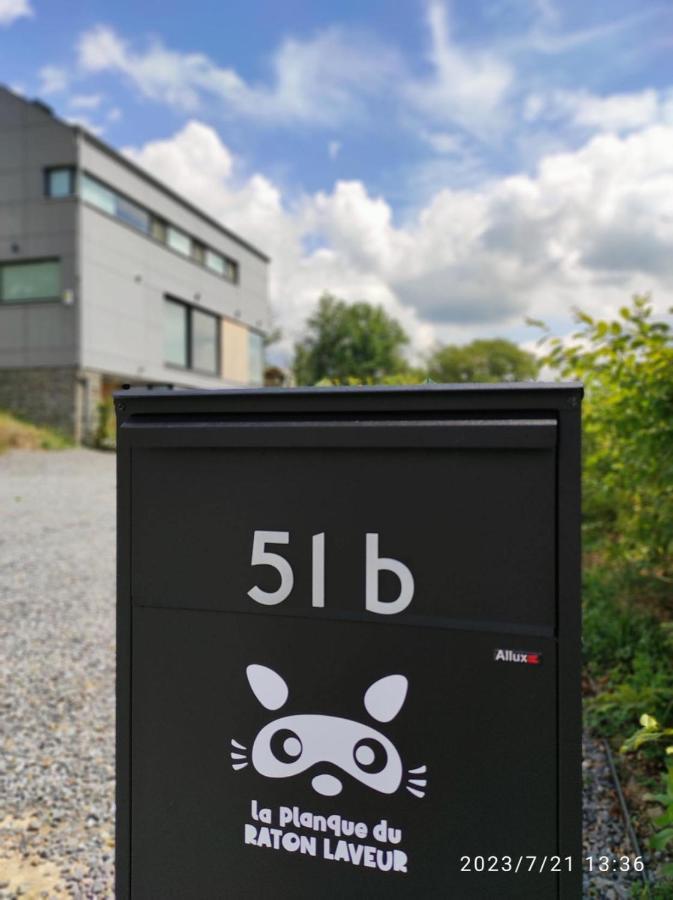 La Planque Du Raton Laveur Aparthotel Lierneux ภายนอก รูปภาพ