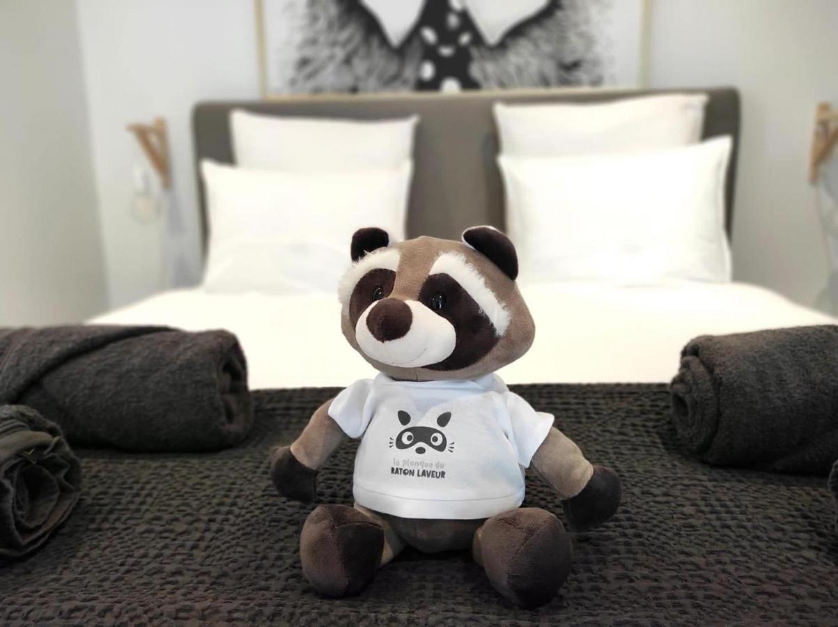 La Planque Du Raton Laveur Aparthotel Lierneux ภายนอก รูปภาพ